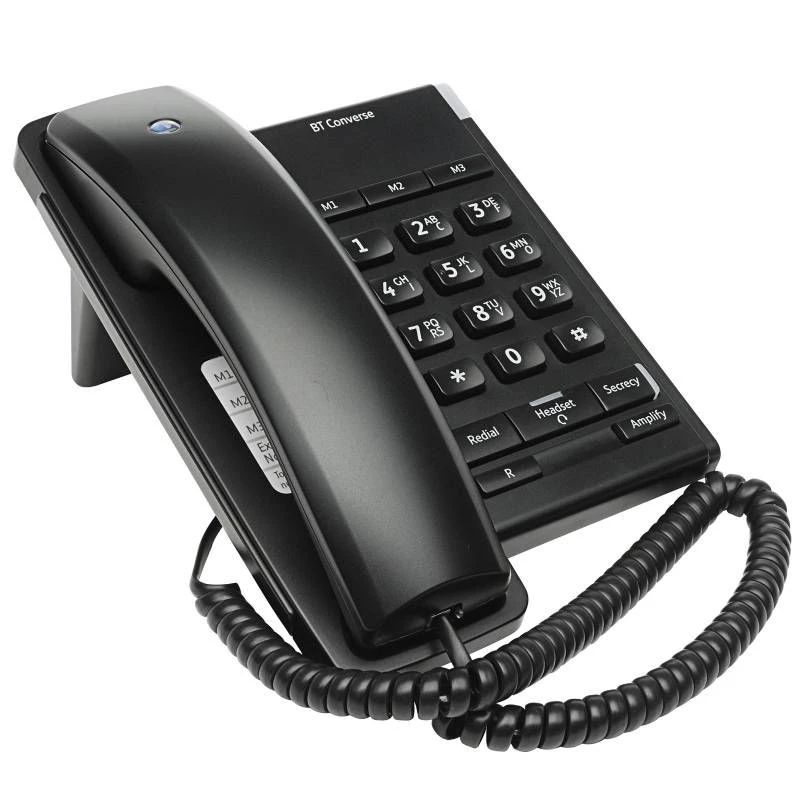 BT Converse 2100 Telephone - Black 1 BT Converse 2100 Telephone - Black