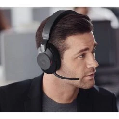 Jabra Evolve2 85 MS Stereo USB-C With Charging Stand - Black 8 Jabra Evolve2 85 MS Stereo USB-C With Charging Stand - Black -Logitech Shop capture85 3 2