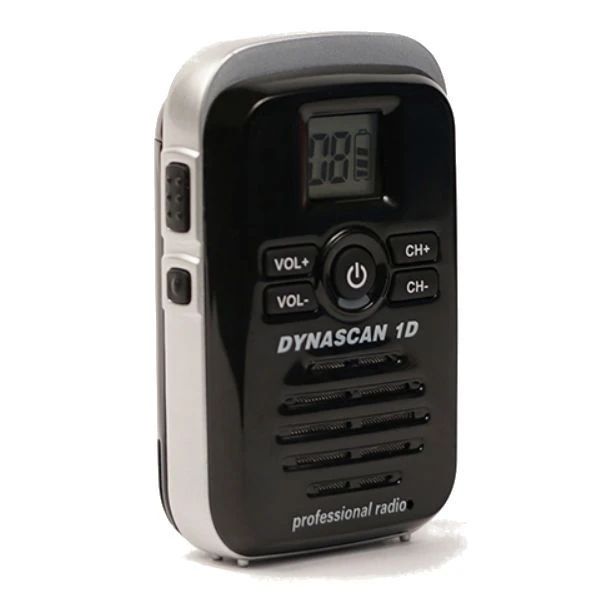 Dynascan 1D PMR446 Walkie Talkie - Black 2 Dynascan 1D PMR446 Walkie Talkie - Black - Image 2