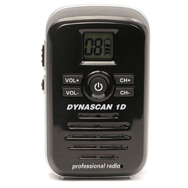 Dynascan 1D PMR446 Walkie Talkie - Black 1 Dynascan 1D PMR446 Walkie Talkie - Black