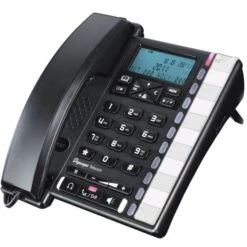 Depaepe Premium 300 Analogue Desktop Phone (Black)