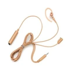 Motorola Beige Earpiece W-Mic & PTT 3 Wire