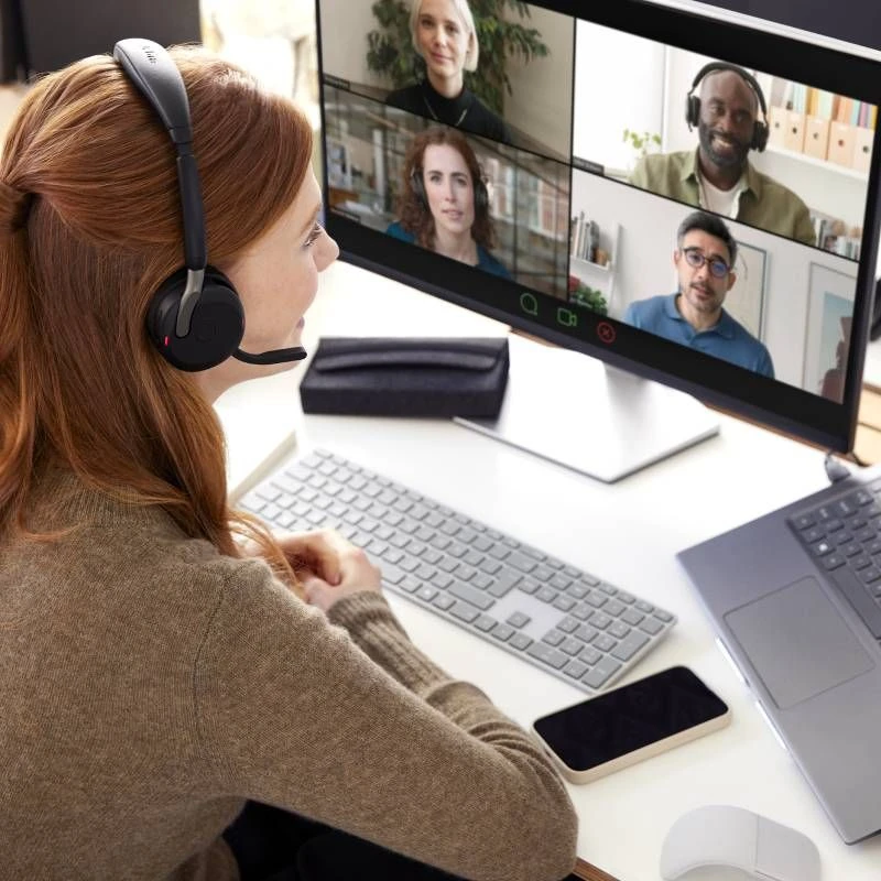 Jabra Evolve2 65 Flex USB-A MS Stereo With Wireless Charger 5 Jabra Evolve2 65 Flex USB-A MS Stereo With Wireless Charger - Image 5