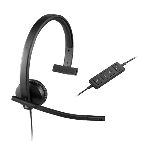 Logitech H570e Mono USB 4 Logitech H570e Mono USB - Image 4