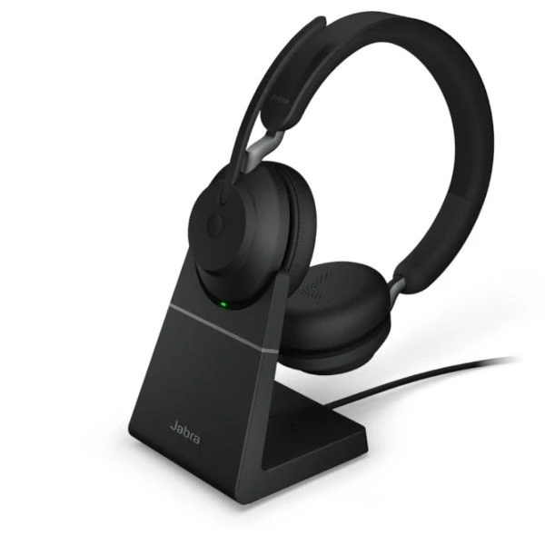 Jabra Evolve2 65 MS Stereo USB-C With Charging Stand - Black 5 Jabra Evolve2 65 MS Stereo USB-C With Charging Stand - Black - Image 5
