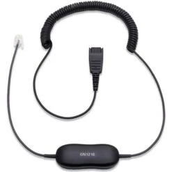 GN Jabra 1216 (GN1216) Curly Cable For Avaya Phones