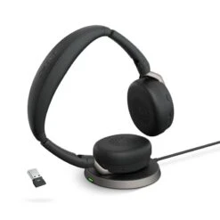 Jabra Evolve2 65 Flex USB-A MS Stereo With Wireless Charger