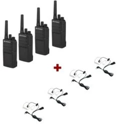 Motorola XT420 Quad-Pack + Bodyguard Kit