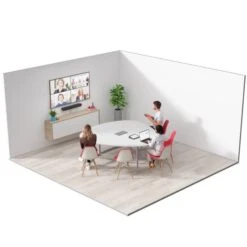 Logitech Rally Bar Mini + Logitech Tap IP 9 Logitech Rally Bar Mini + Logitech Tap IP -Logitech Shop lotiprbmguniapp 6