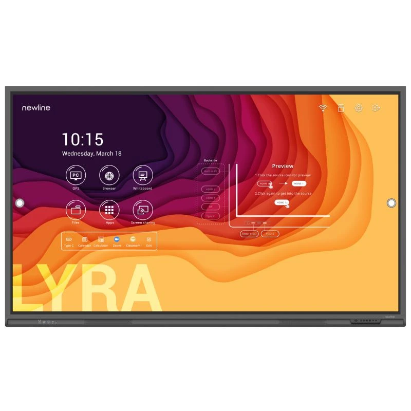 Newline LYRA 75" 4K Android 11 1 Newline LYRA 75" 4K Android 11
