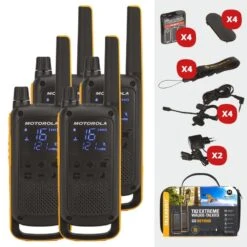 Pack Motorola TLKR T82 Extreme Quad + 4 HP Microphones -Logitech Shop mot82exquad 5 1