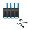 Motorola T62 Quad Pack + D-Shaped Ear Pieces