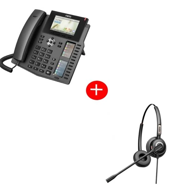 Fanvil X6 Deskphone + Fanvil HT202 Headset 1 Fanvil X6 Deskphone + Fanvil HT202 Headset