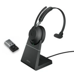 Jabra Evolve2 65 UC Mono USB-C With Charging Stand - Black