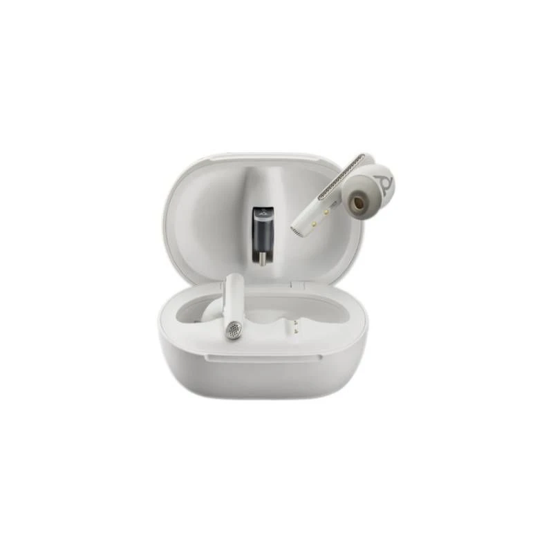 Poly Voyager Free 60+ UC White USB-C + Touchscreen Charging Case 1 Poly Voyager Free 60+ UC White USB-C + Touchscreen Charging Case