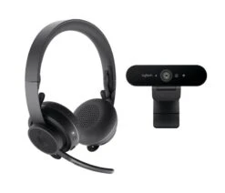 Logitech Brio + Logitech Zone Wireless Pack