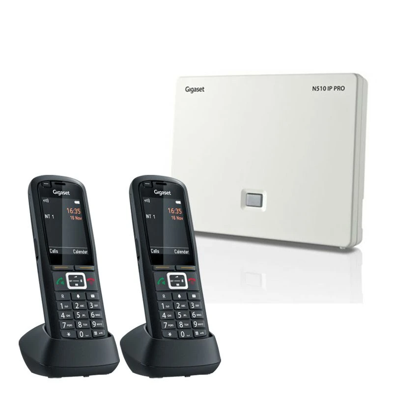 Gigaset N510 IP Pro + 2 Gigaset R700H Pro Handsets 1 Gigaset N510 IP Pro + 2 Gigaset R700H Pro Handsets