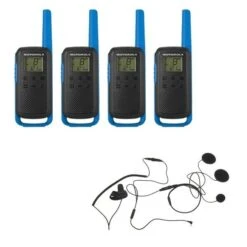 Motorola Talkabout T62 Quad Pack + Helmet Mics