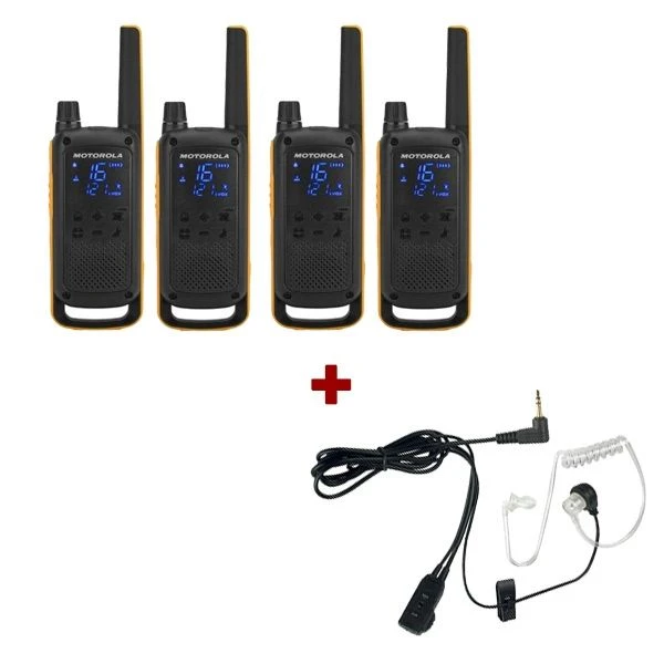 Motorola T82 Extreme Quad Pack + Bodyguard Kits 1 Motorola T82 Extreme Quad Pack + Bodyguard Kits