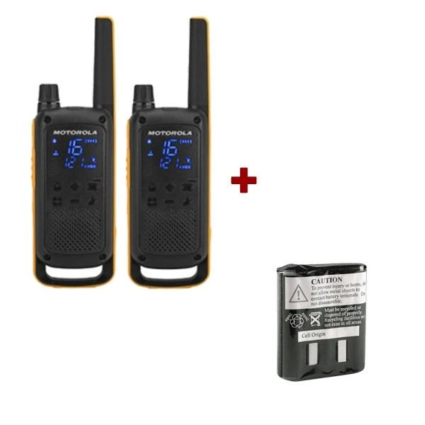 Motorola T82 Extreme Twin Pack + Spare Batteries 1 Motorola T82 Extreme Twin Pack + Spare Batteries