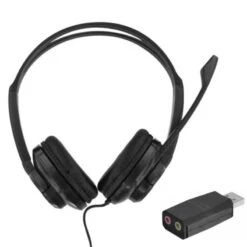 T'nB HS-200 Multimedia Headset With USB Adapter