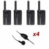 Kenwood PKT-23 Quad Pack With 4 KHS-33 Ear Buds