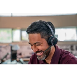 Poly Voyager Focus 2 UC With Charging Stand - USB-A -Logitech Shop voyager focus 2 lifestyle office closeup web 640x640 2 4