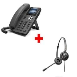 Fanvil X3S Deskphone + Fanvil HT202 Headset
