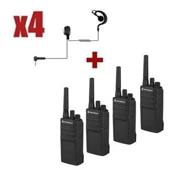 Motorola XT420 Quad Pack + G-shaped Earpiece 1 Motorola XT420 Quad Pack + G-shaped Earpiece